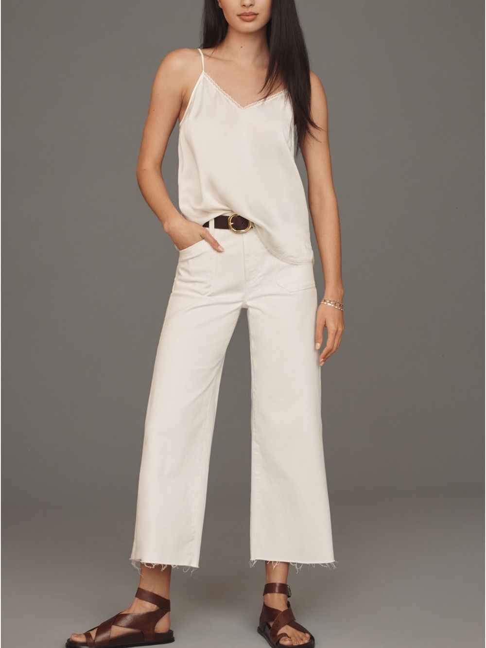 PAIGE Anessa Utility High-Rise Crop Jeans